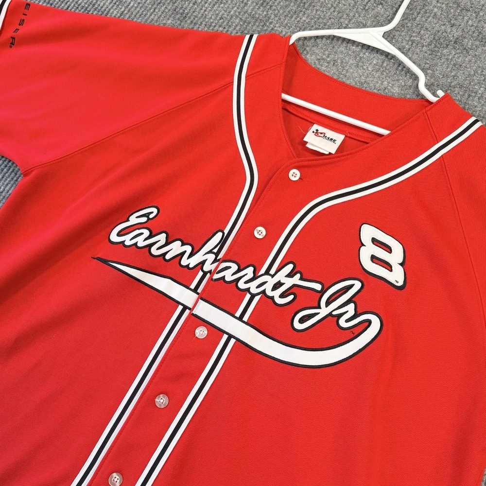 Dale Earnhardt Jr Chase Jersey Shirt Mens 2XL Red NASCAR Racing Budweiser 8